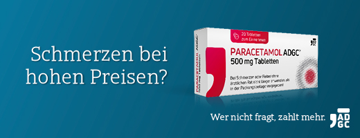 PARACETAMOL ADGC 500 mg comprimidos, 20 uds