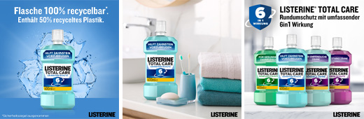 LISTERINE Enjuague bucal Total Care Tartar Protector, 600 ml