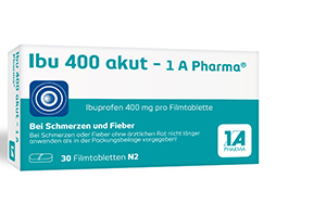 IBU 400 akut-1A Pharma comprimidos recubiertos con película, 30 uds