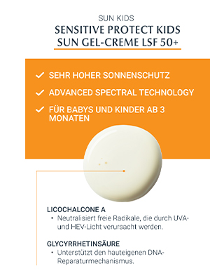EUCERIN Sun Kids Gel Crema LSF 50+, 200 ml