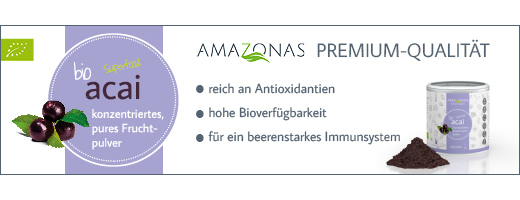 ACAI 100% polvo orgánico sin portadores, 80 g