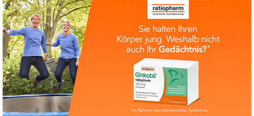 GINKOBIL-ratiopharm 120 mg comprimidos recubiertos con película, 120 uds