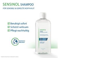 DUCRAY SENSINOL Champú con Physio Skin Protection, 400 ml
