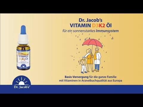 Vídeo sobre Aceite de vitamina D3K2 Forte Dr. Gotas de Jacob, 20 ml