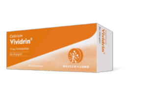 CETIRIZIN Vividrin 10 mg comprimidos recubiertos con película, 100 uds