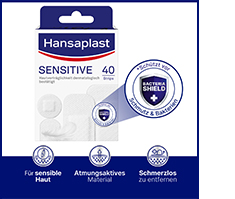 HANSAPLAST Tiritas Hipoalergénicas Sensitive Plaster, 40 uds
