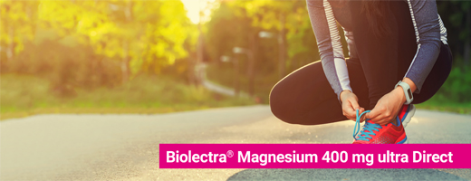 BIOLECTRA Magnesio 400 mg ultra Directo Limón, 20 uds
