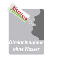 EISEN DIREKT más vitamina C+ácido fólico+B12 en polvo, 60 uds