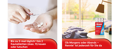 RENNIE Comprimidos masticables, 24 uds