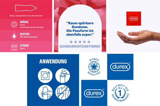 DUREX Preservativos clásicos sensibles, 20 unidades