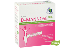 D-MANNOSE PLUS 2000 mg Tabl.w.Vit.u.Mineralstof., 60 uds