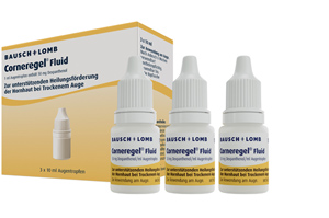 CORNEREGEL Gotas oculares fluidas, 3X10 ml
