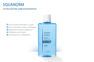 DUCRAY SQUANORM Tintura capilar de zinc anticaspa, 200 ml