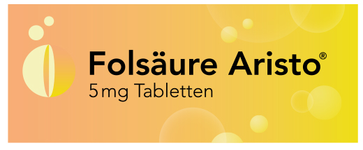 FOLSÄURE ARISTO 5 mg comprimidos, 100 uds