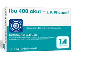 IBU 400 akut-1A Pharma comprimidos recubiertos con película, 50 uds