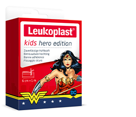 LEUKOPLAST Héroe infantil de escayola Wonder Woman 6 cmx1m, 1 ud