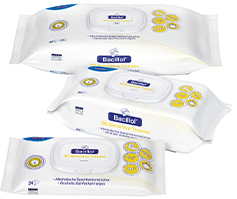 BACILLOL Paquete de flujo de 30 pañuelos sensibles, 40 unidades