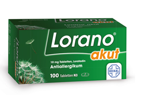 LORANO comprimidos agudos, 50 uds