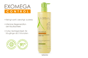 A-DERMA EXOMEGA CONTROL aceite de ducha suavizante, 750 ml