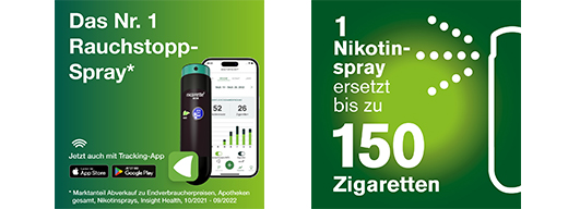 NICORETTE Menta Spray 1 mg/spray NFC, 2 uds