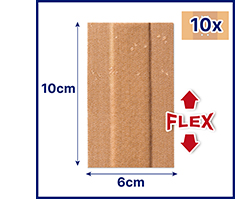 HANSAPLAST Esparadrapo elástico 6 cmx1 m, 1 ud