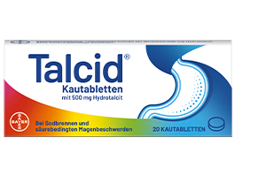 TALCID Comprimidos masticables, 50 uds