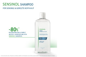 DUCRAY SENSINOL Champú con Physio Skin Protection, 400 ml
