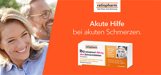 IBU-RATIOPHARM 400 mg akut Schmerztbl.Filmtabl., 50 uds
