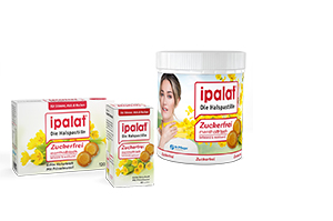 IPALAT Pastillas para la garganta sin azúcar, 120 uds