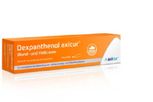 DEXPANTHENOL axicur crema cicatrizante 50 mg/g, 20 g