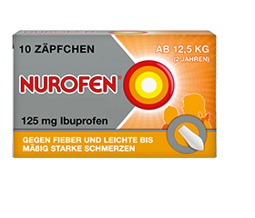 NUROFEN Junior 125 mg supositorios, 10 uds