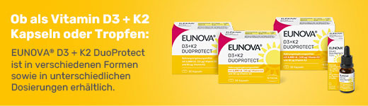 EUNOVA DuoProtect D3+K2 1000 I.E./80 μg Cápsulas, 30 uds