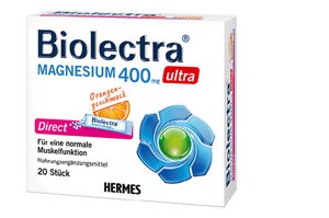 BIOLECTRA Magnesio 400 mg ultra Directo Limón, 20 uds