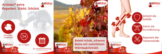 ANTISTAX comprimidos de vena extra, 180 uds