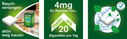 NICORETTE 4 mg de chicle de menta fresca, 30 unidades