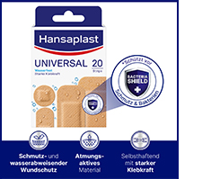 HANSAPLAST Tiras de escayola universales, impermeables, 20 uds