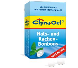 CHINA ÖL Caramelos para la garganta y la tos sin azúcar, 40 g