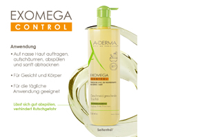 A-DERMA EXOMEGA CONTROL aceite de ducha suavizante, 750 ml
