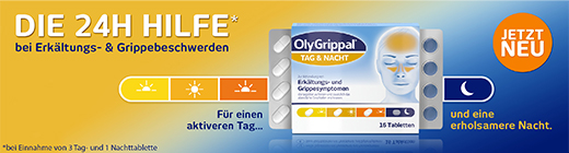 OLYGRIPPAL Día & Noche 500 mg/60 mg comprimidos, 16 uds