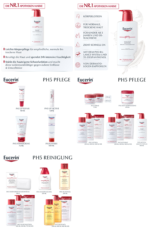 EUCERIN pH5 loción ligera piel sensible, 400 ml