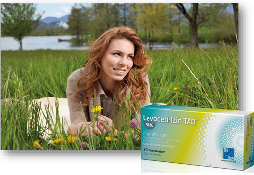 LEVOCETIRIZIN TAD 5 mg comprimidos recubiertos con película, 100 uds