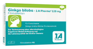 GINKGO BILOBA-1A Pharma 120 mg Comprimidos recubiertos con película, 60 cápsulas
