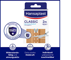 HANSAPLAST Escayola clásica 6 cmx2 m, 1 ud
