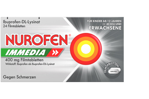 NUROFEN Immedia 400 mg comprimidos recubiertos con película, 24 uds