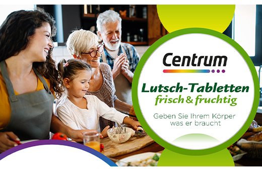 CENTRUM pastillas frescas & afrutadas, 60 uds