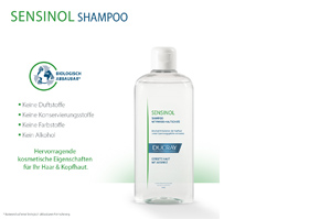 DUCRAY SENSINOL Champú con Physio Skin Protection, 400 ml
