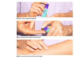 QIQU SOS Gel reparador de la piel, 2X5 ml