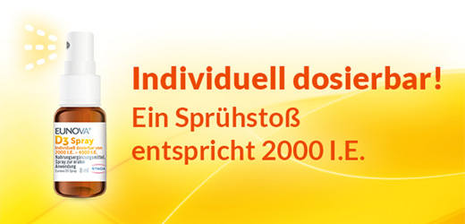 EUNOVA Vitamina D3 Spray, 8 ml
