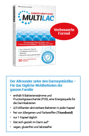 MULTILAC Cápsulas entéricas Intestinal Synbiotic, 10 uds