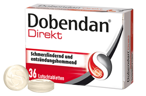DOBENDAN Flurbiprofeno directo 8,75 mg pastilla para chupar, 36 uds